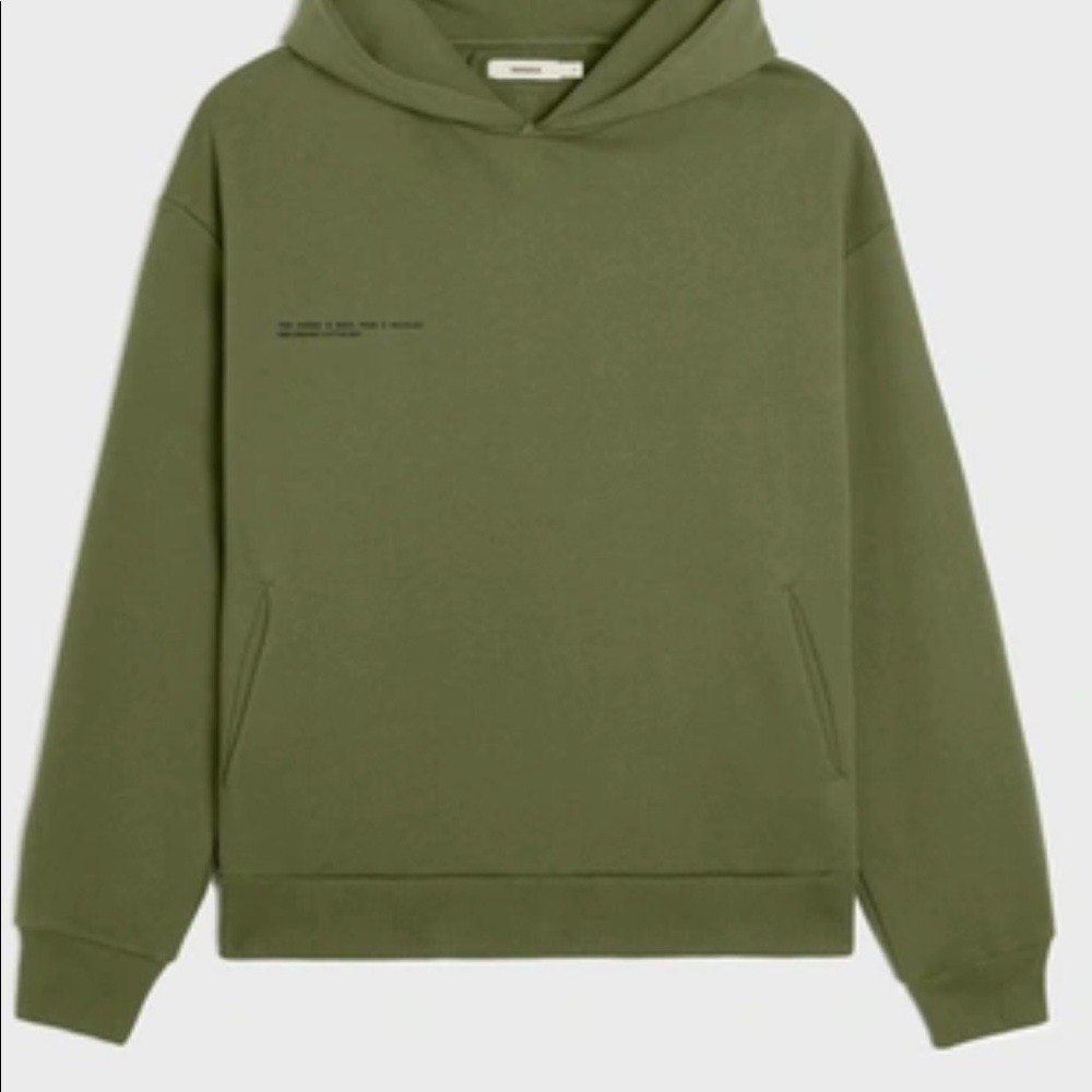 NWT Pangaia 365 Signature hoodie rosemary green